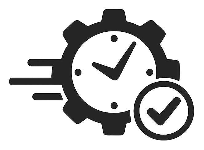Icône représentant le gain de temps et efficacité dans PANDOA.fr