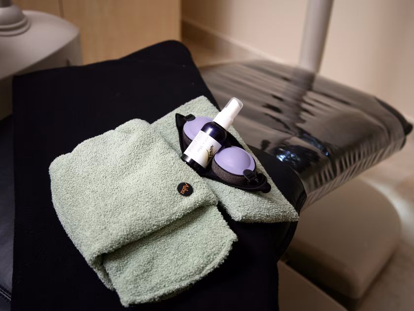 Warm lavender paraffin amenity, Sola Dental Spa