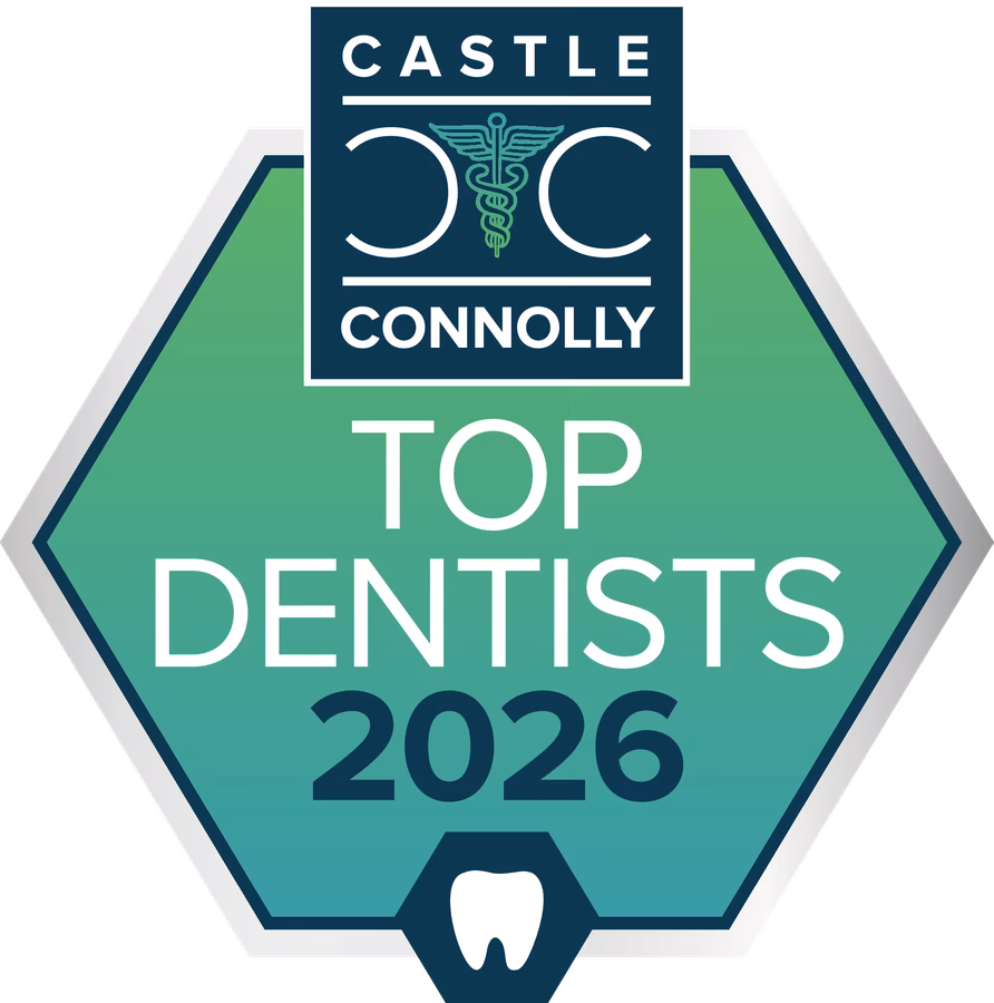 Castle Connolly Top Dentists 2026 award badge