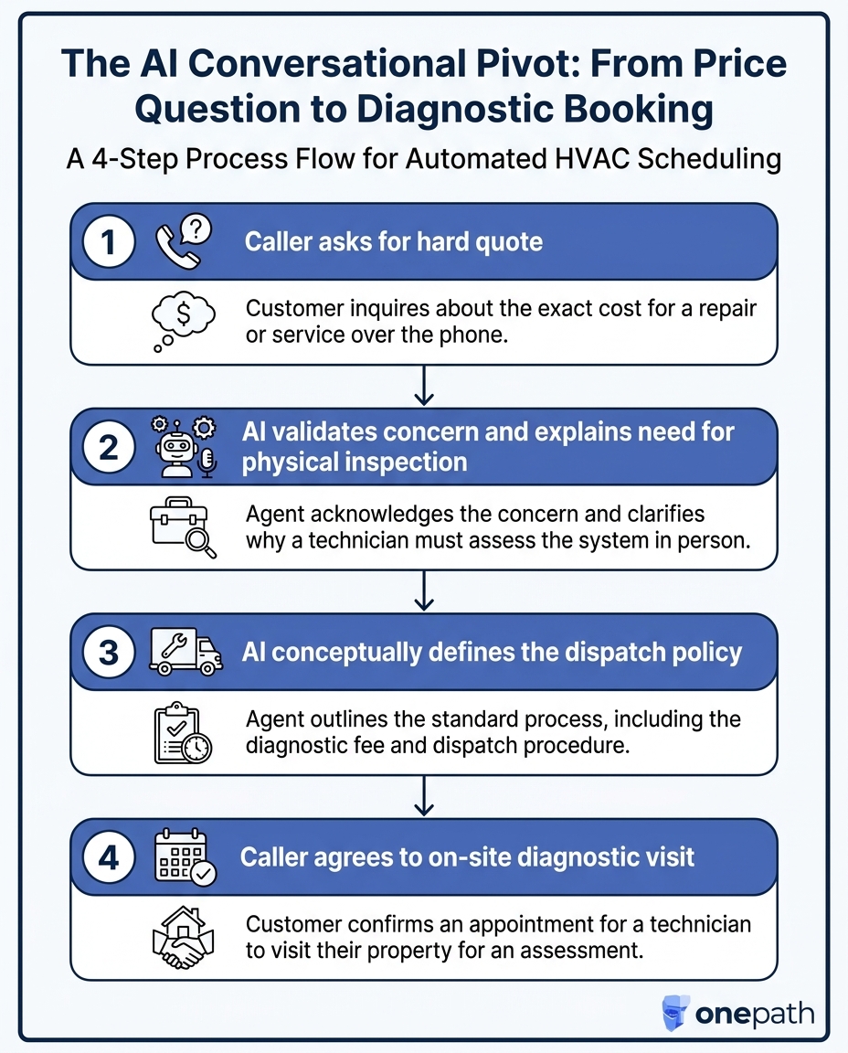 The AI Conversational Pivot: From Price Question to Diagnostic Booking