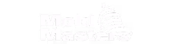 Mold Masters logo with stylized text and spiral design above the letter M.