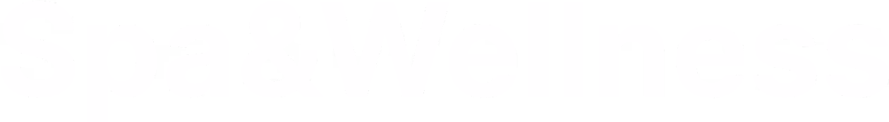 Text reading 'Spa & Wellness' in white font on a transparent background.