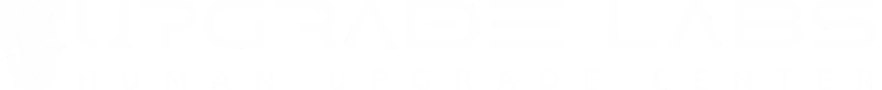 Upgrade Labs logo with stylized letters and a lion emblem on the left.