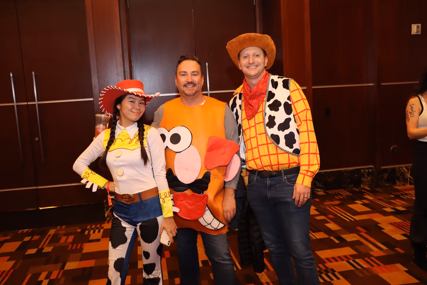 SWPTA members networking at an outdoor event