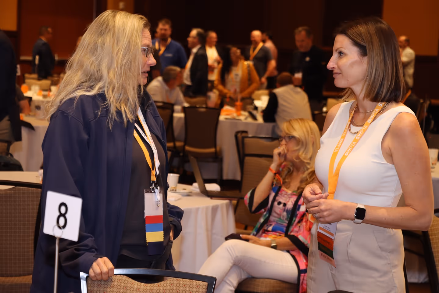 SWPTA event attendees gathered for a meeting