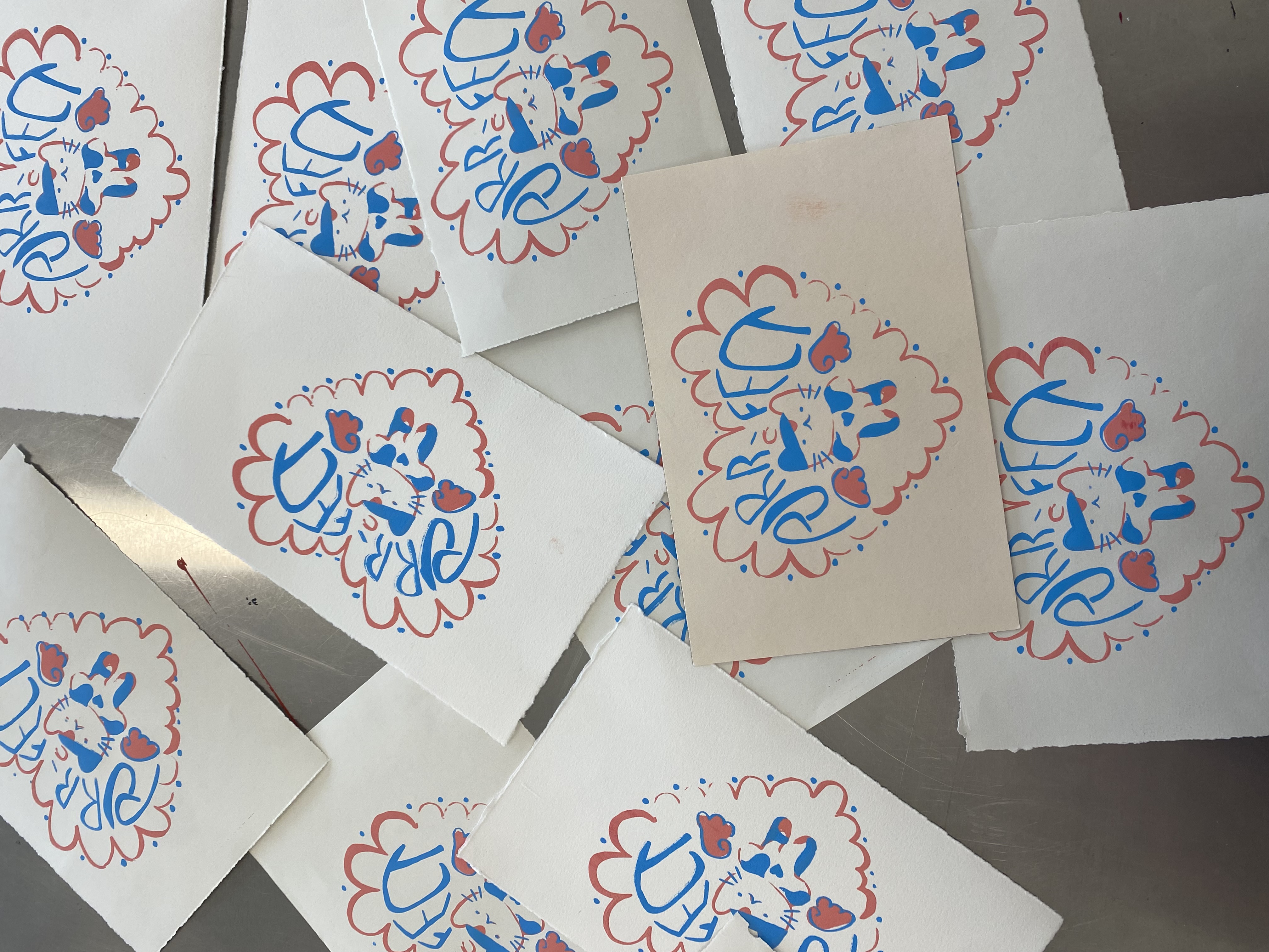 [digital project] image of a complete branding project (for a web design agency)