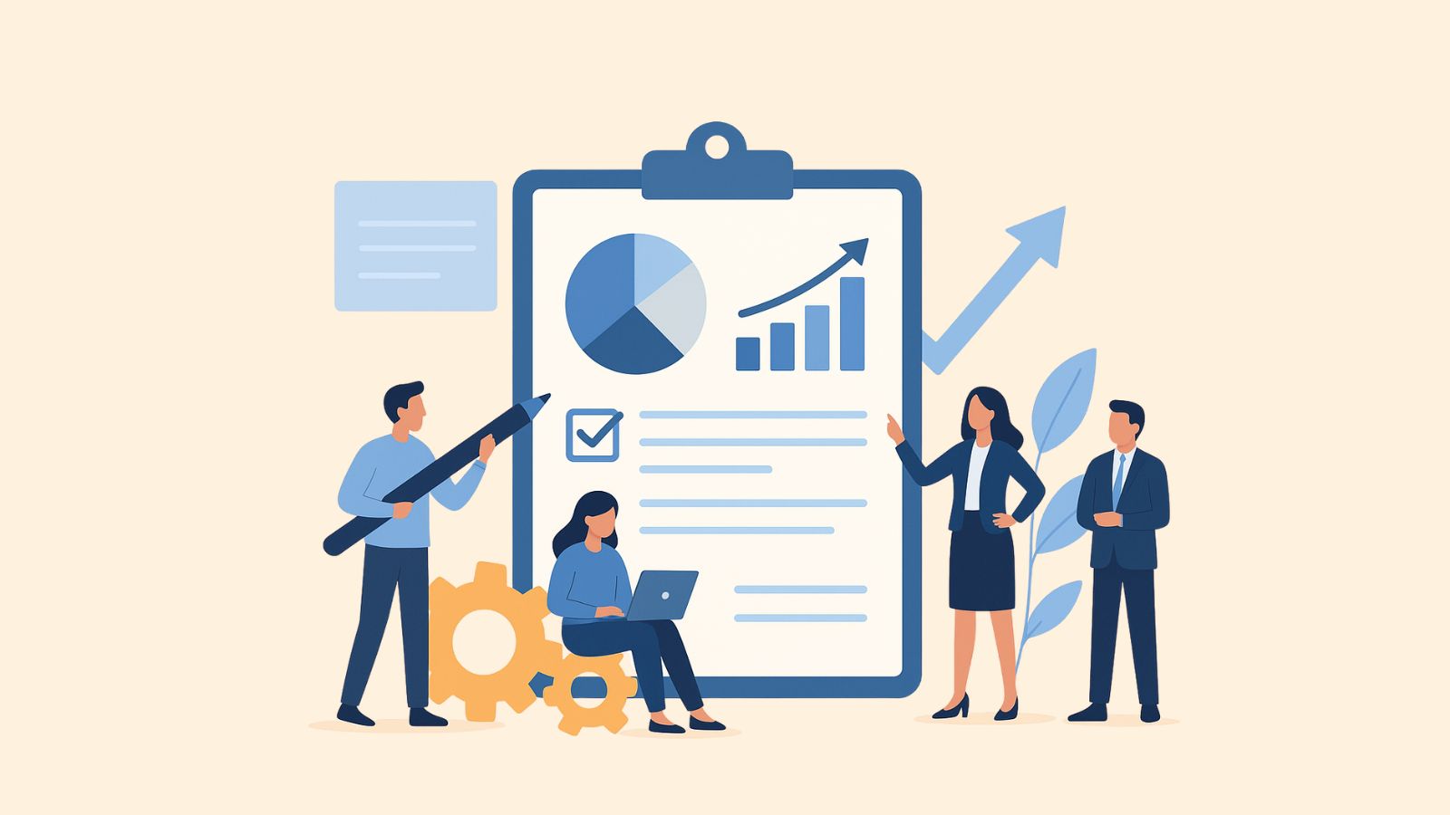 image of brainstorm session with sticky notes (for a b2b saas)