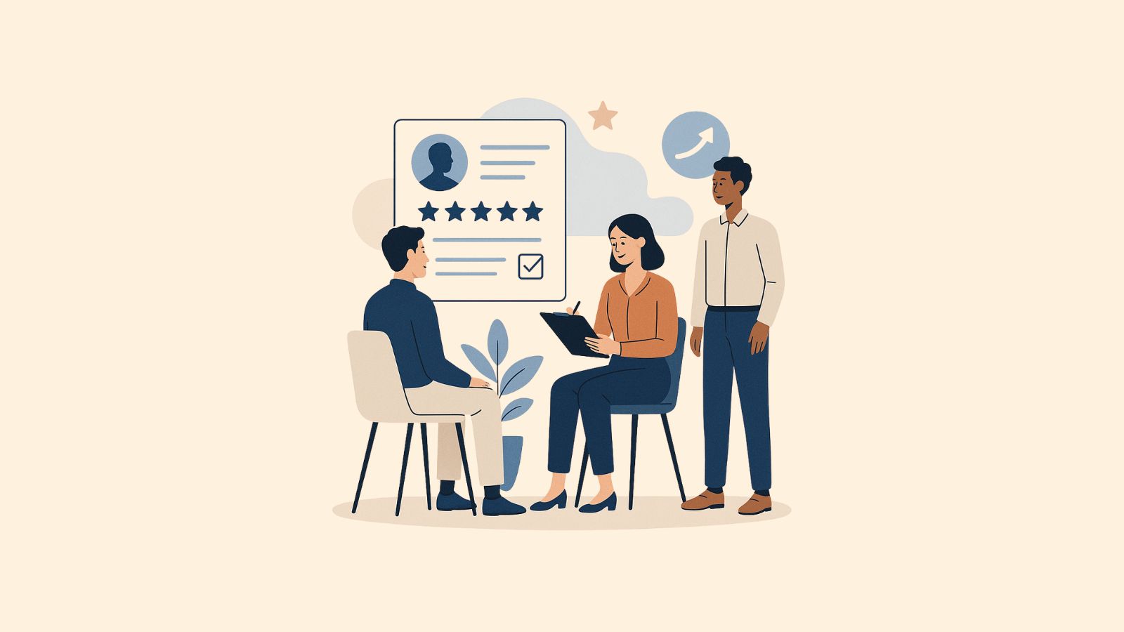 image of brainstorm session with sticky notes (for a b2b saas)