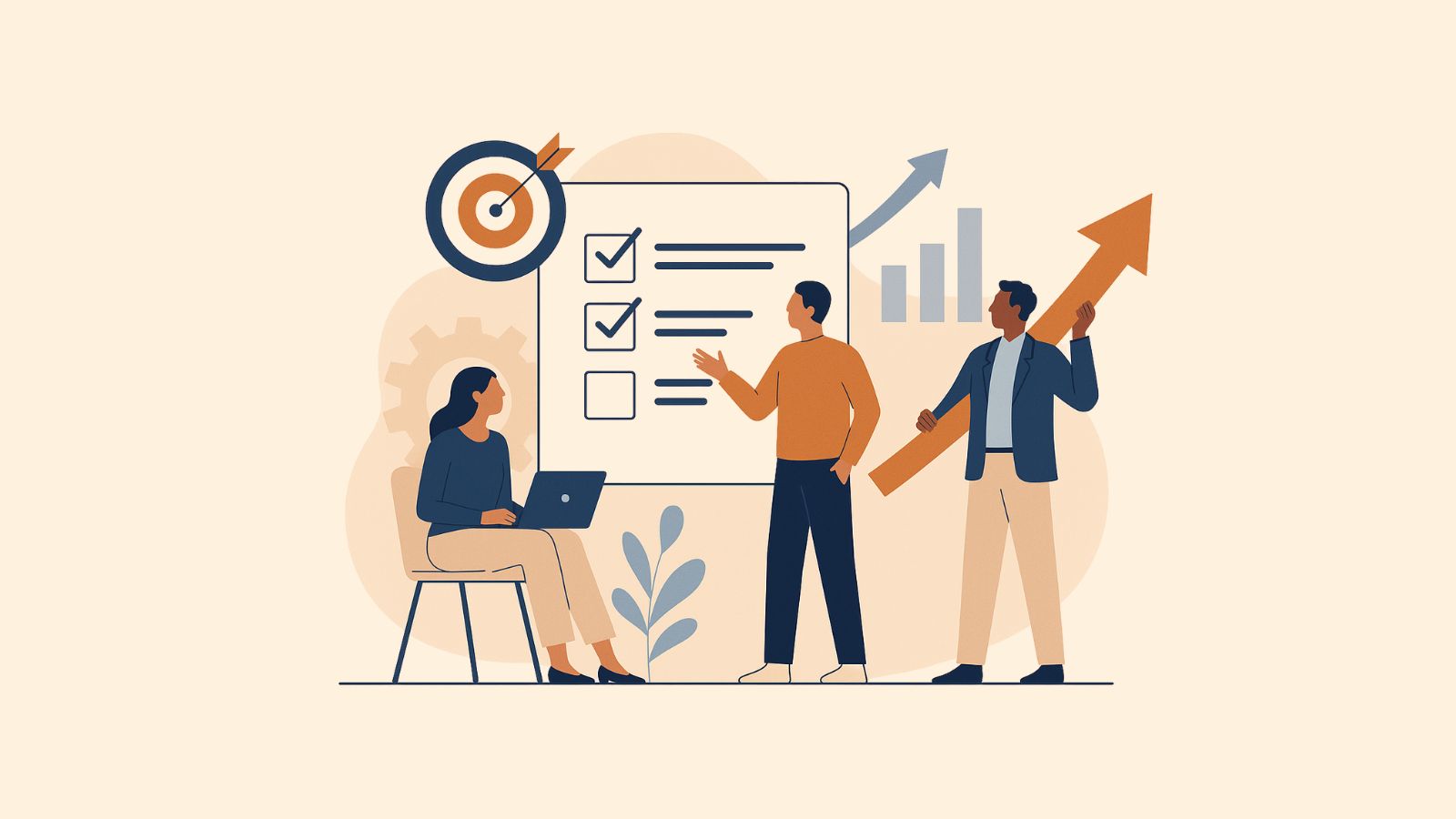 image of brainstorm session with sticky notes (for a b2b saas)