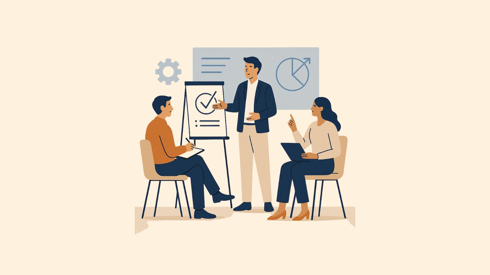 image of brainstorm session with sticky notes (for a b2b saas)