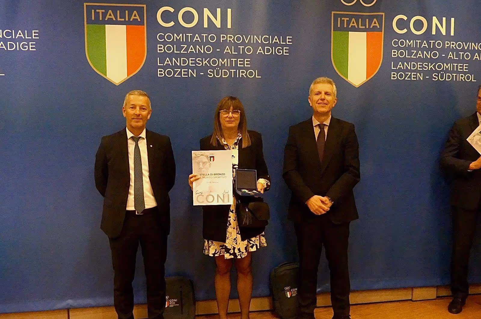 Riconoscimento per 20 anni come presidente di una società sportiva