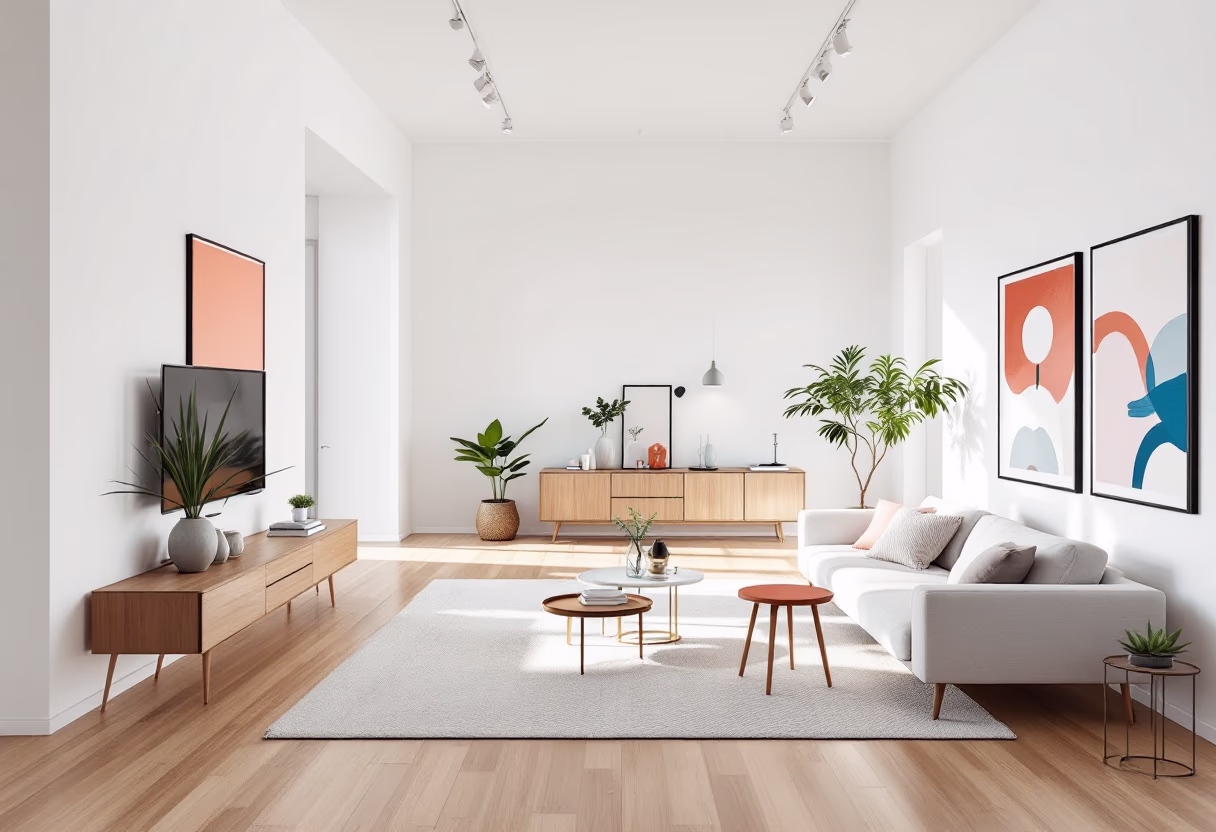 interior of a chic urban loft