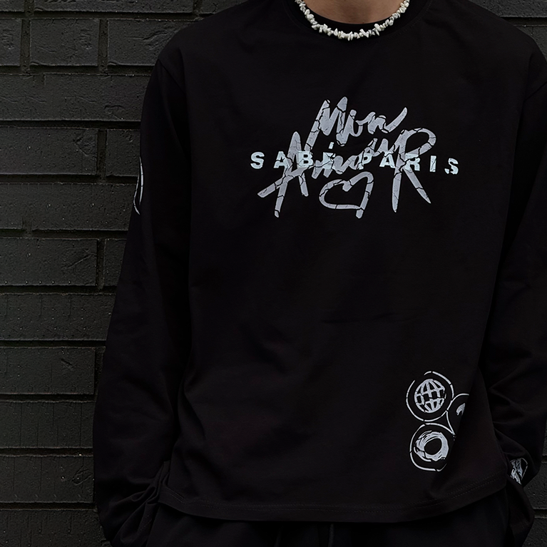 Лонгслив Sabe Mon Amour Black Long Sleeve фото 2