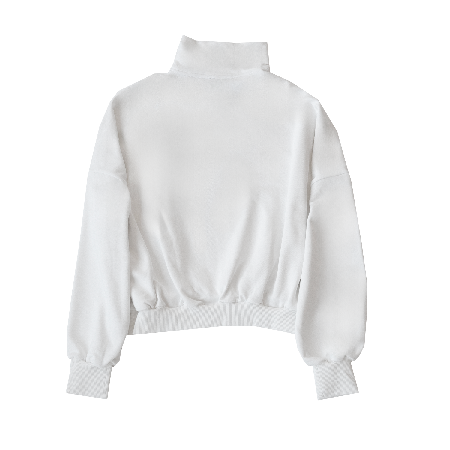Зип-анорак Sabe Paris Cotton 3D Logo Half-Zip White фото 3