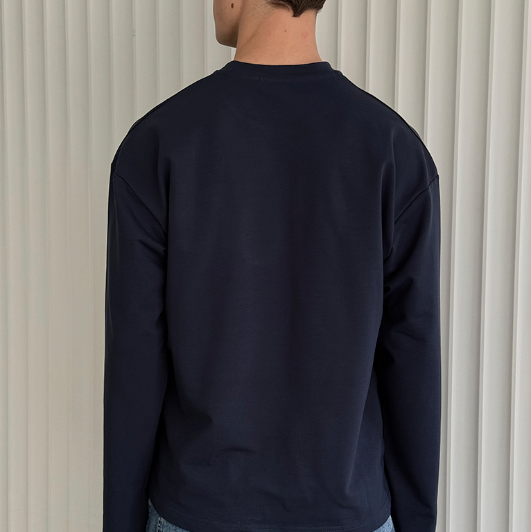 Лонгслив Sabe Longsleeve Pocket Navy фото 4