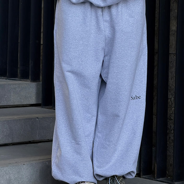 Брюки Sabe Logo Knee Sweatpants Melange фото 3