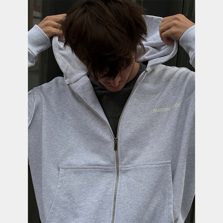Зип-худи Sabe Maison Zip Hooded Heather Grey фото 4