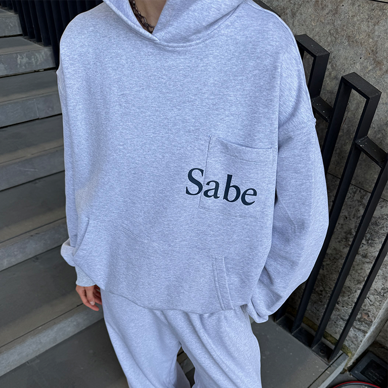 Худи Sabe Hoodie Double Pocket Melange фото 3