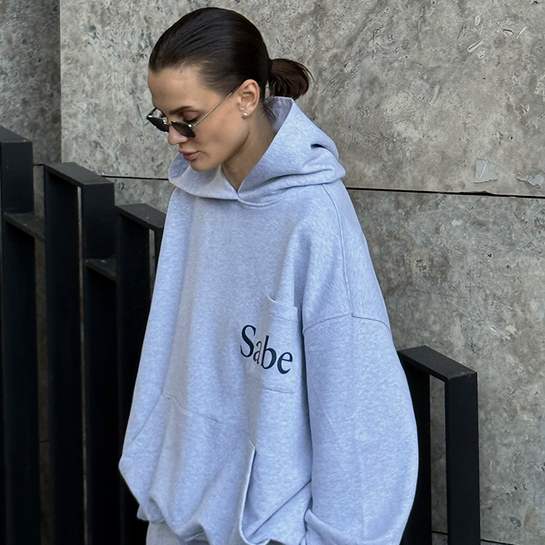 Худи Sabe Hoodie Double Pocket Melange фото 4