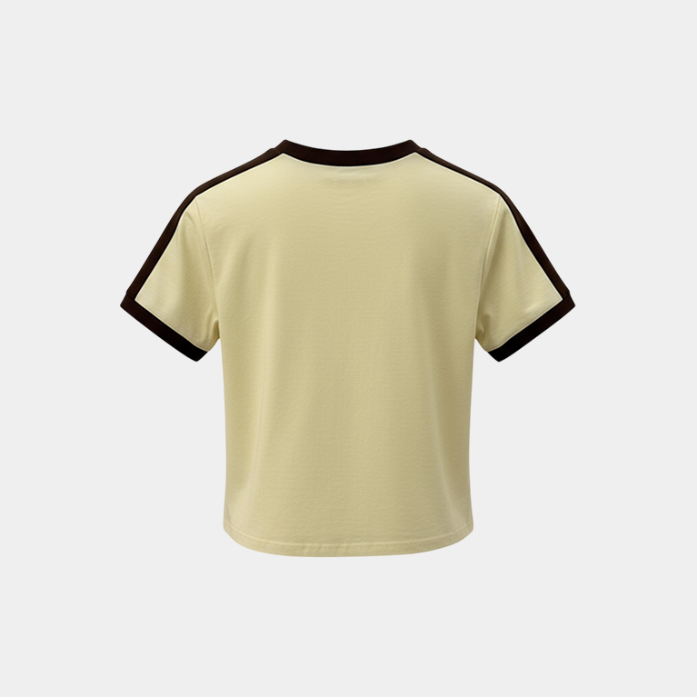 Футболка Sabe Porsche Logo T-Shirt Slim Сream фото 2