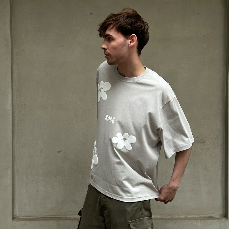 Футболка Sabe Chamomile T-shirt Heather Grey фото 2