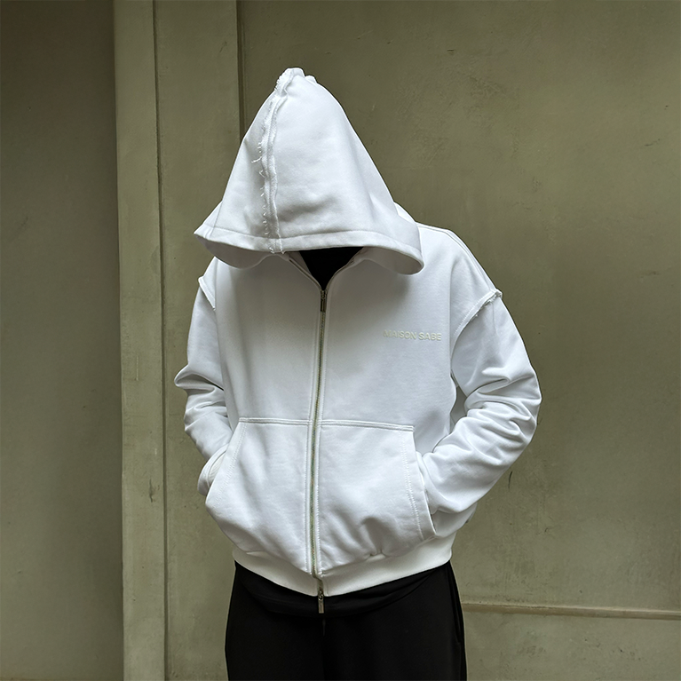 Зип-худи Sabe Maison Zip Hooded White фото 2