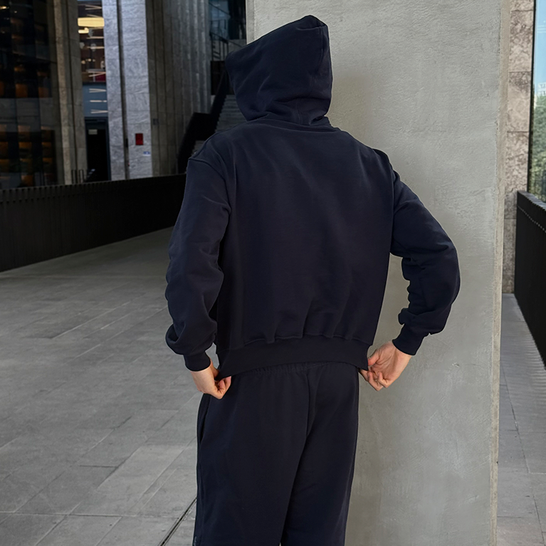 Худи Sabe Hoodie Double Pocket Navy фото 4