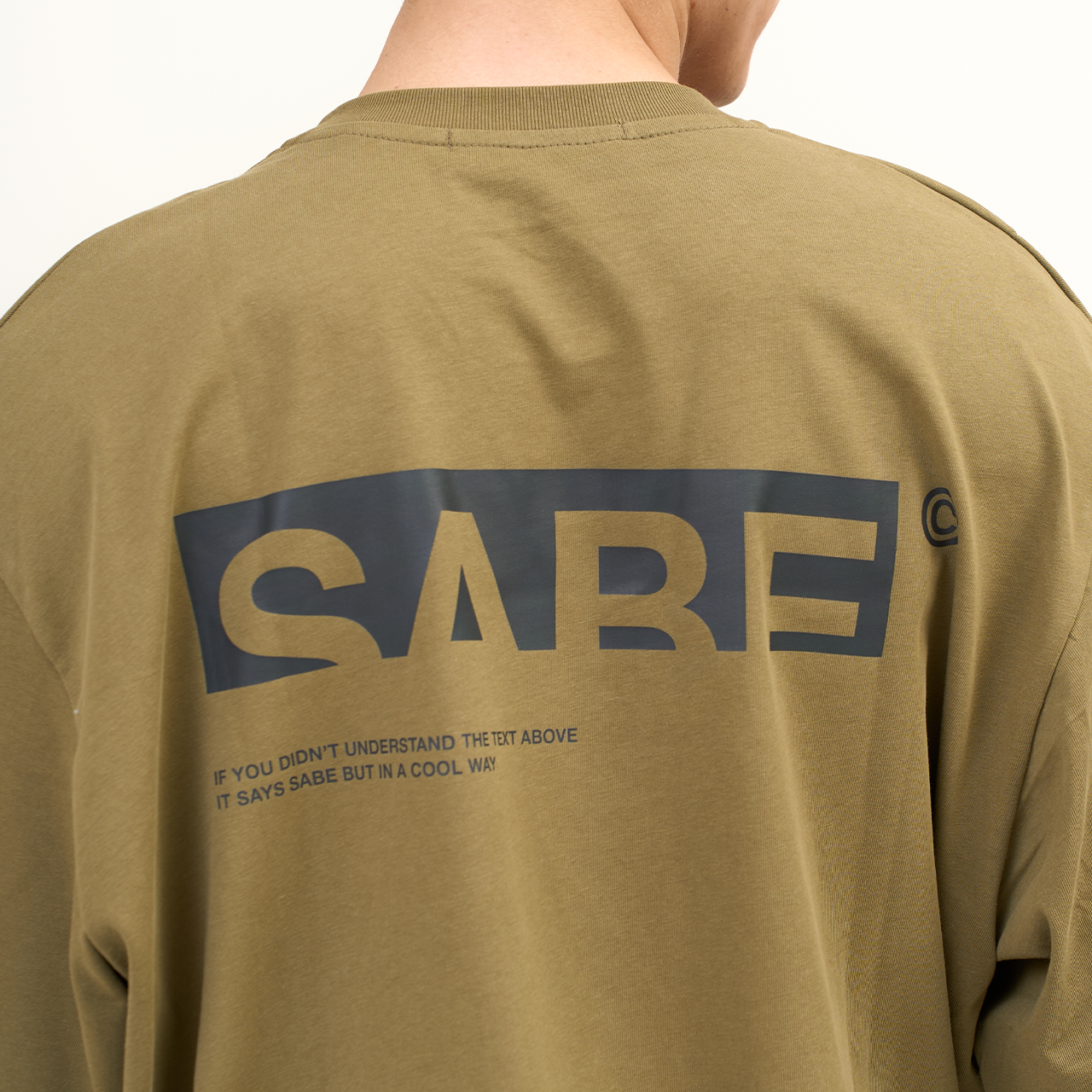 Футболка Sabe Logo T-shirt Olive фото 3