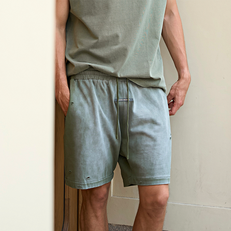 Шорты Sabe Shorts Washed Green фото 2