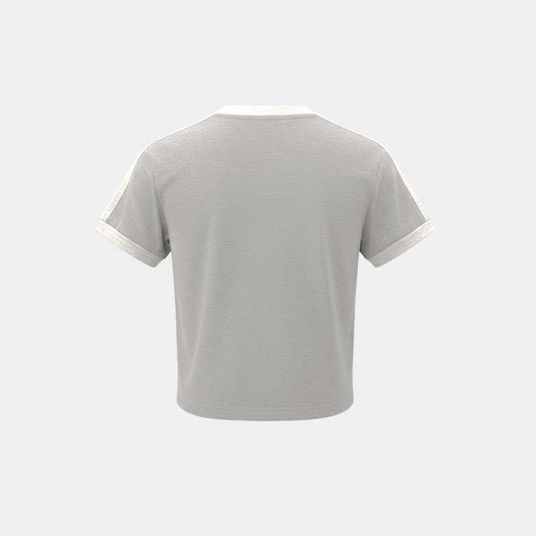Футболка Sabe Heart Logo T-Shirt Slim Heather Grey фото 2