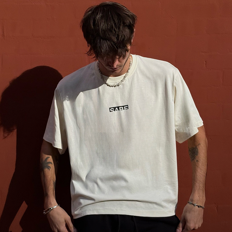Футболка Sabe Logo T-shirt Milk фото 2