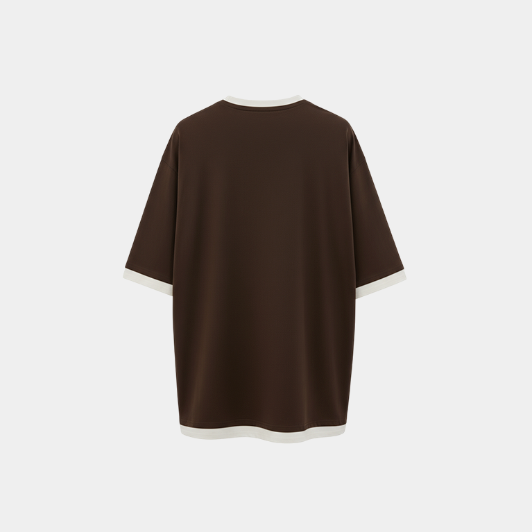 Футболка Sabe KicksTown Logo T-shirt Brown фото 2