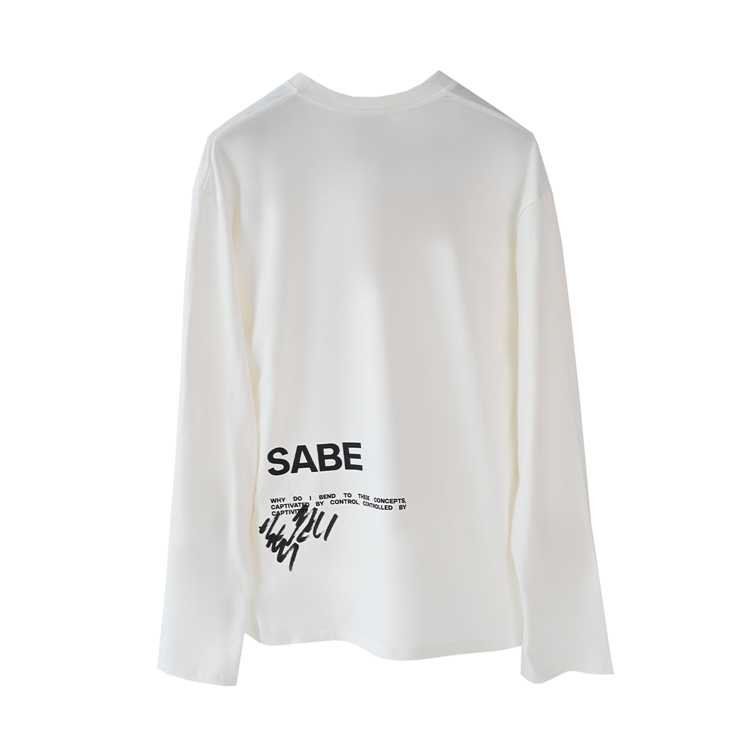 Лонгслив Sabe Sens Le Rythme White Long Sleeve фото 4