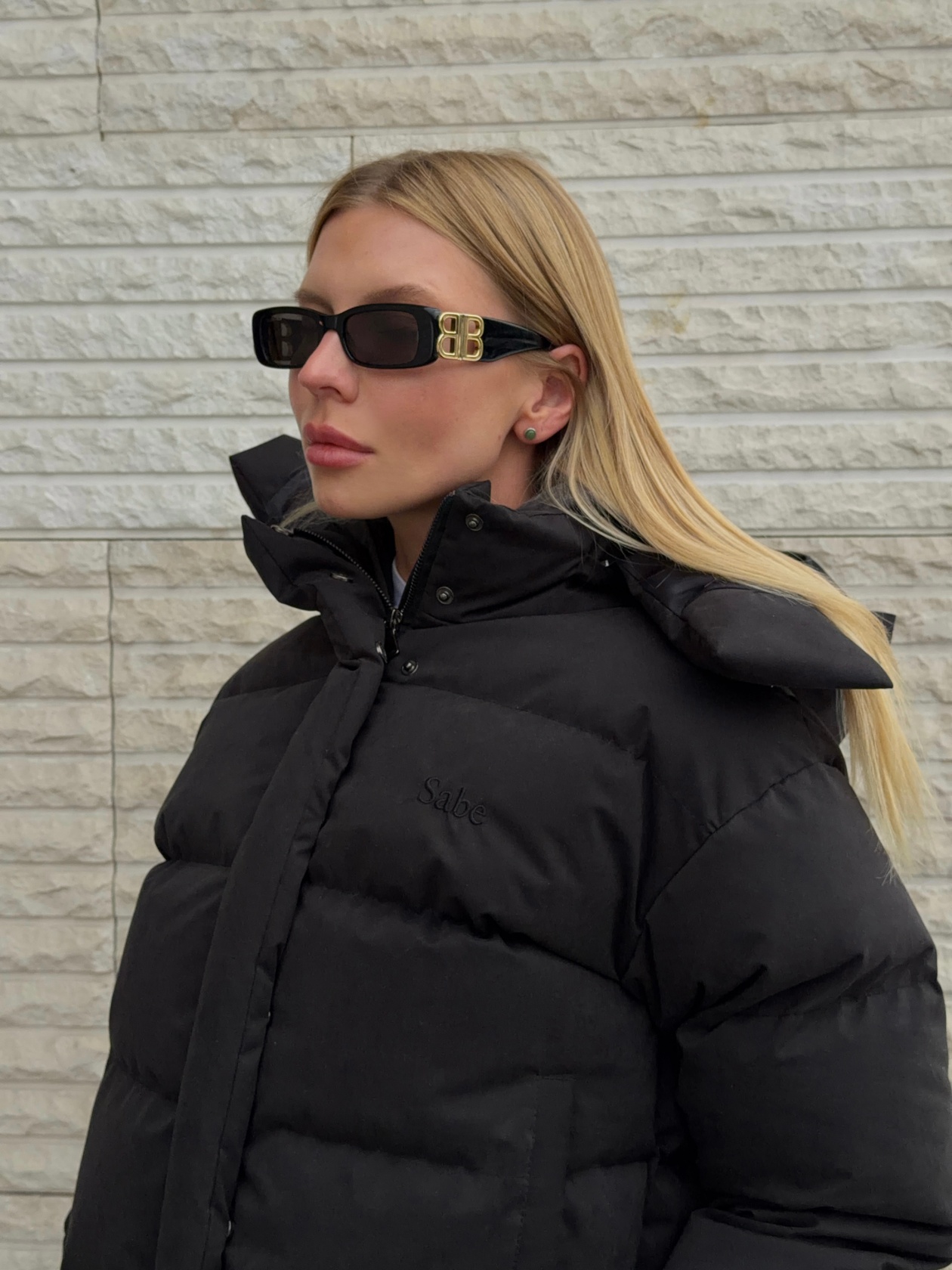 Пуховик Sabe Puffer Jacket Black фото 4