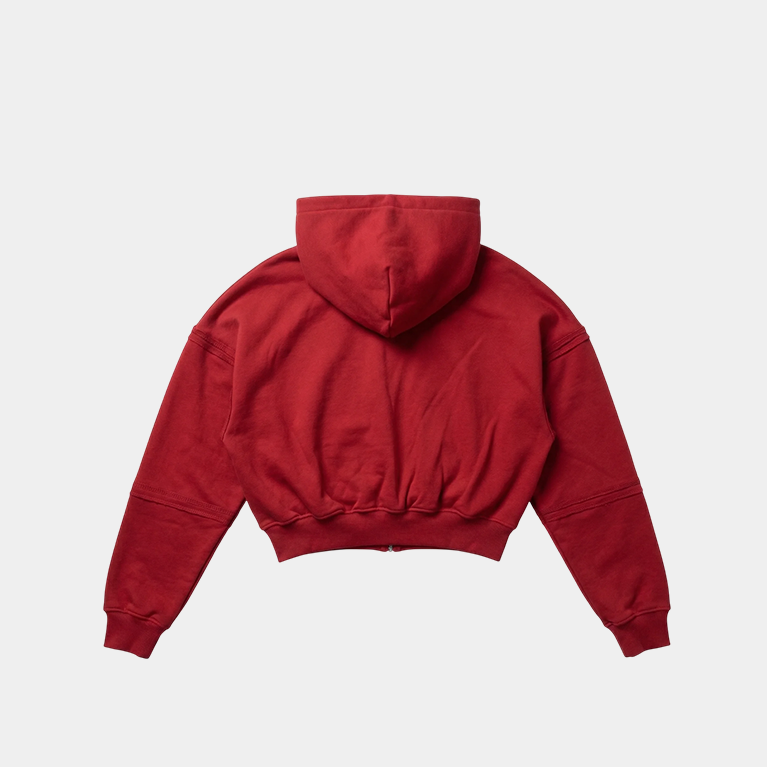 Зип-худи Sabe Cropped Red фото 2