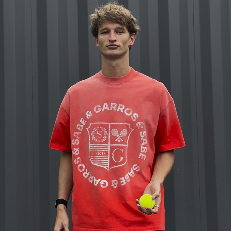 Футболка Sabe Garros T-Shirt Orange Boil фото 4