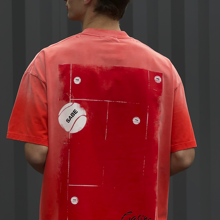 Футболка Sabe Garros T-Shirt Orange Boil фото 2