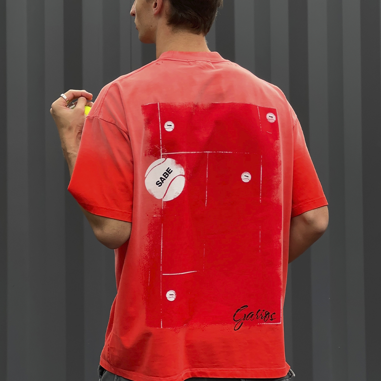 Футболка Sabe Garros T-Shirt Orange Boil фото 3
