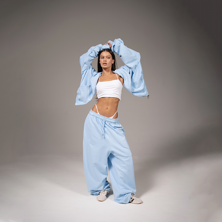 Штаны Sabe Logo Sweatpants Light Blue фото 4