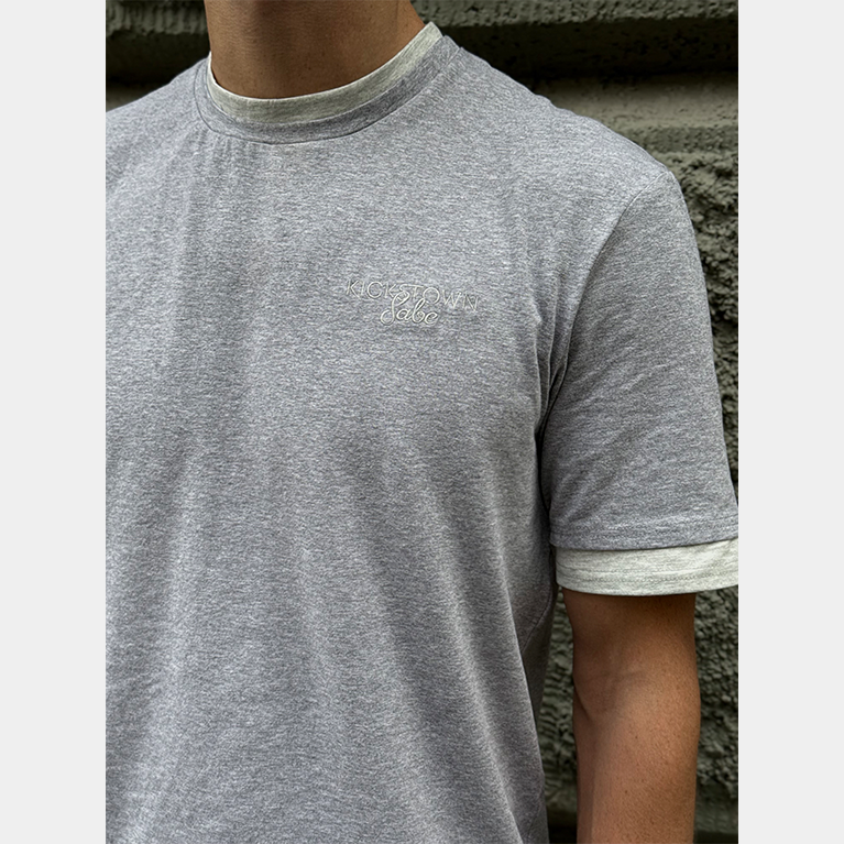 Футболка Sabe KicksTown Logo T-shirt Grey фото 2