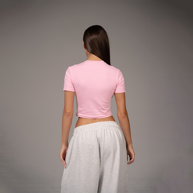 Футболка Sabe Logo T-Shirt Slim Pink фото 2