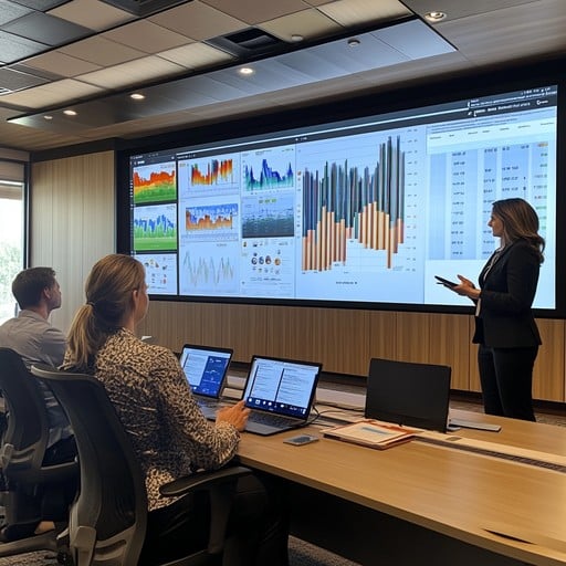 image of team collaborating on a project