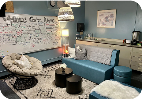 comfy room with couches