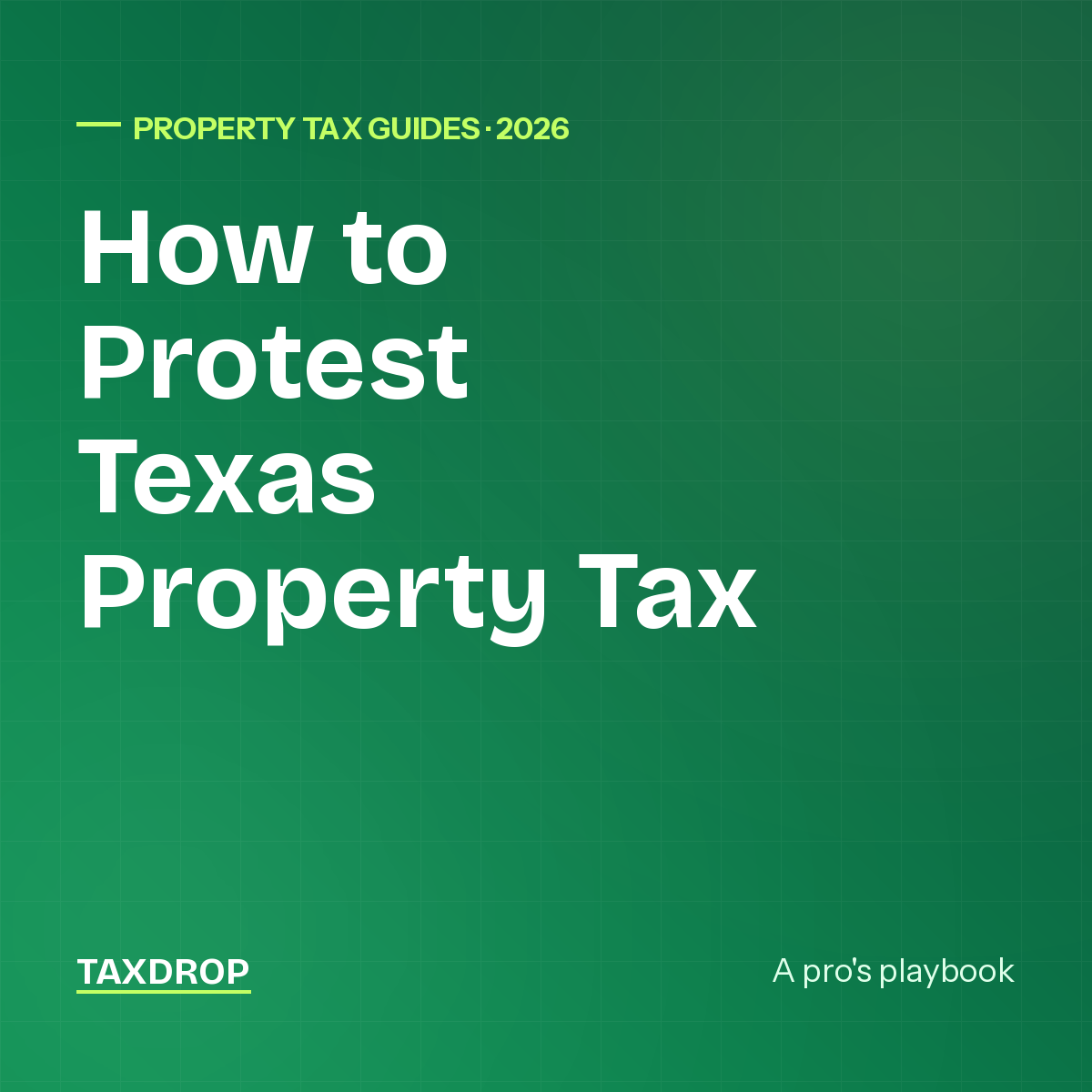 How to Protest Texas Property Tax: A Pro's Playbook (2026)