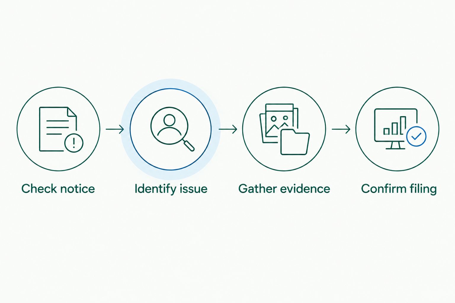 Four steps from checking the appraisal notice to confirming the protest filing