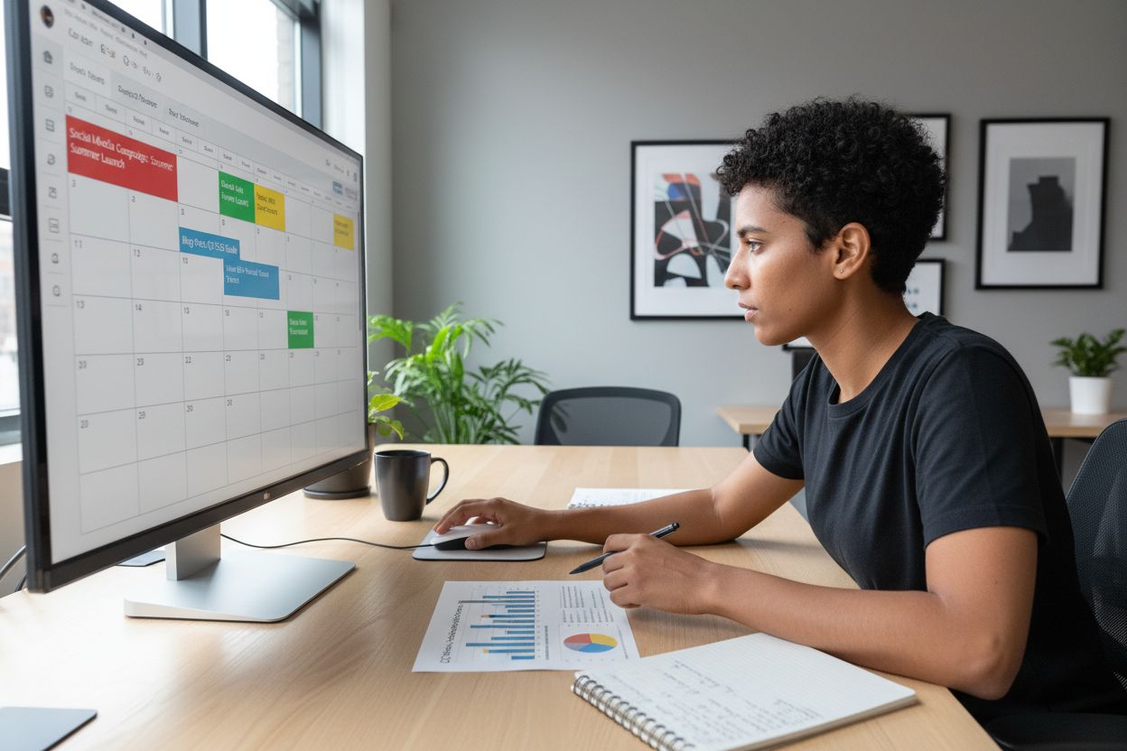 content calendar workflow