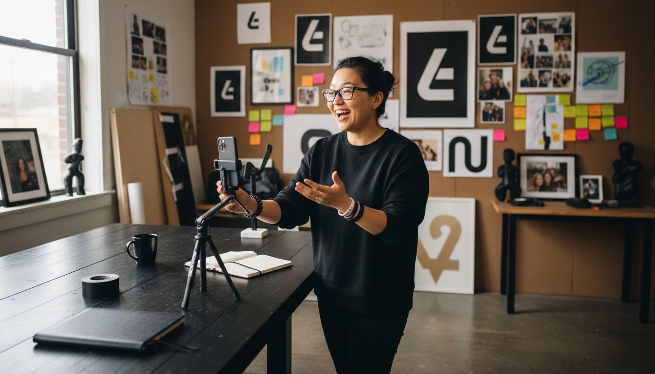 founder storytelling workspace