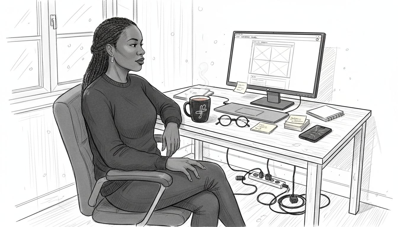 Entrepreneur refining content workflow