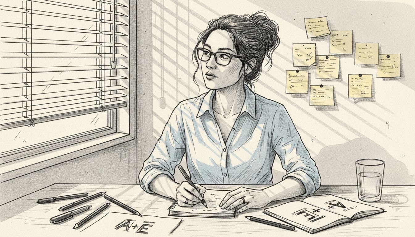 Entrepreneur working on brand identity