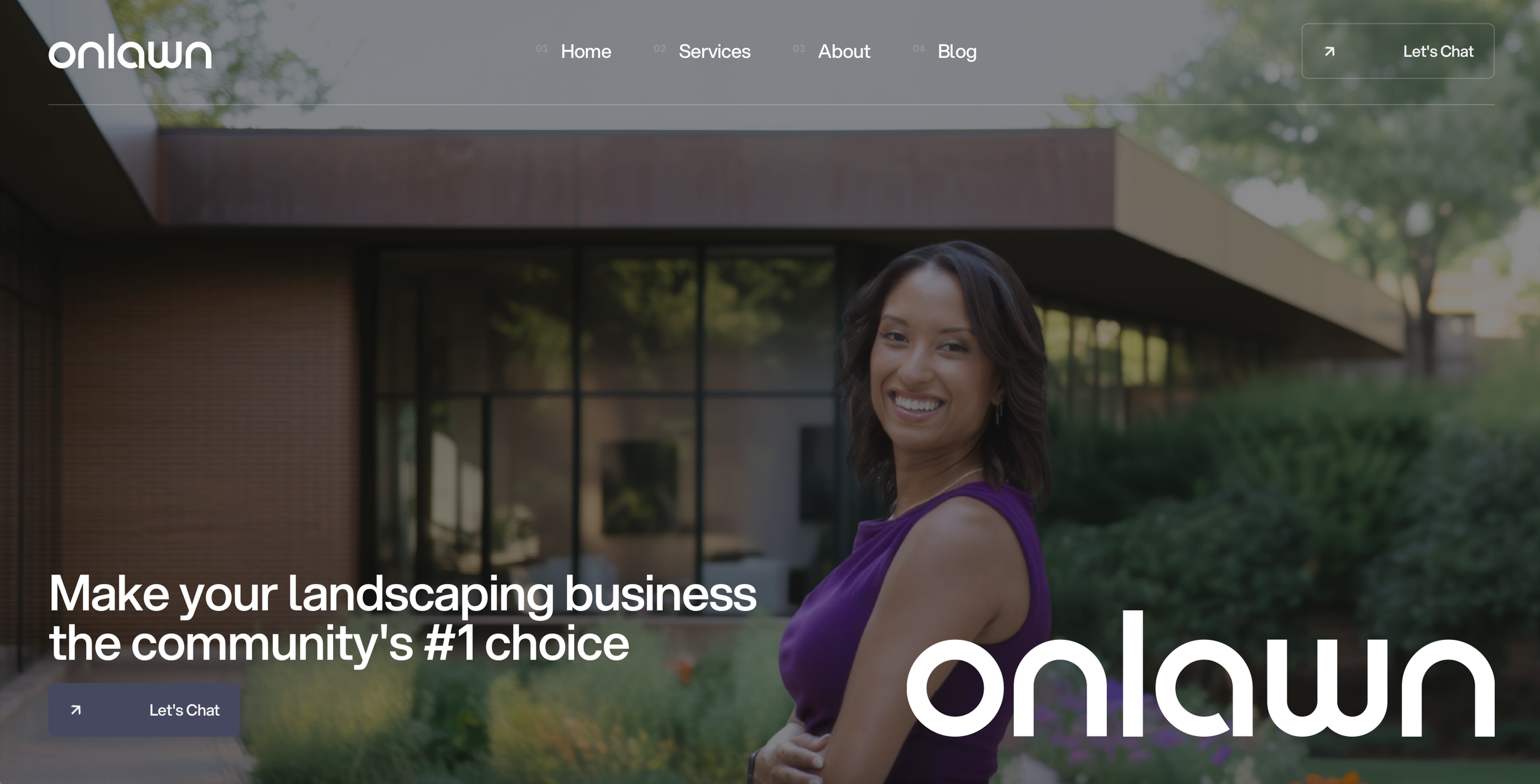 Onlawn website and Flourish Framework case study